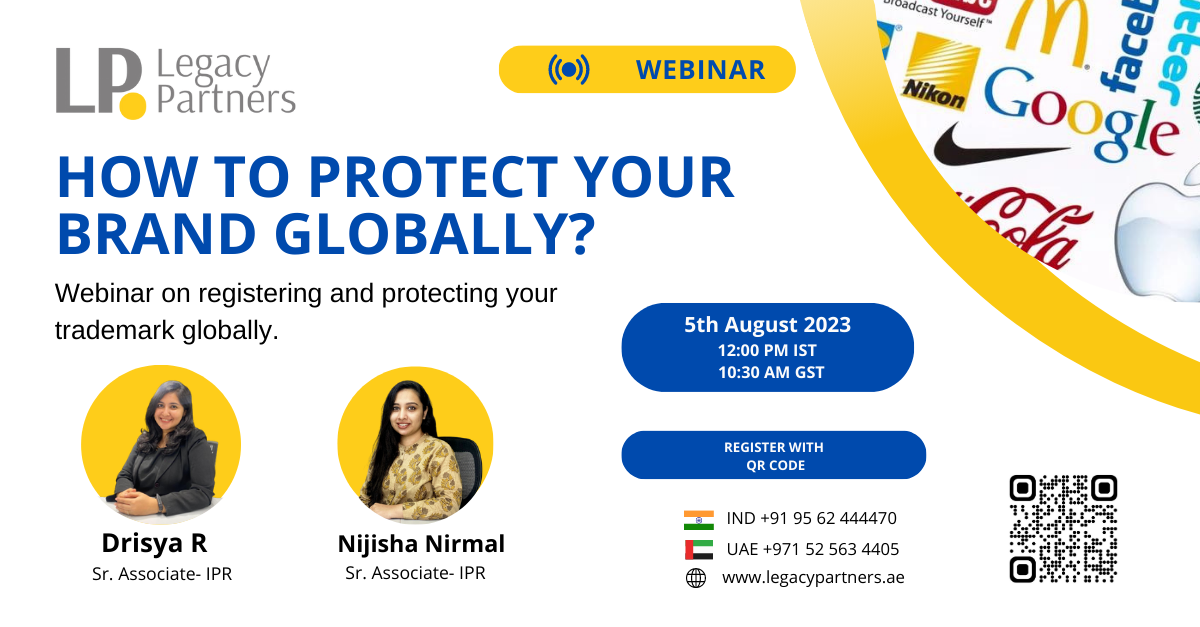 Webinar On Protecting Your IP & Trademark Globally  